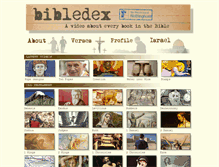 Tablet Screenshot of bibledex.com